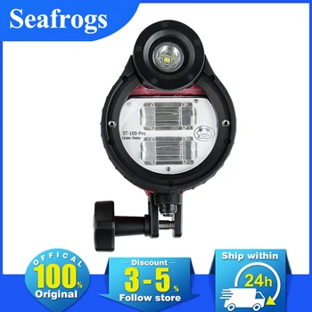 Seafrogs ST-100 Pro Speedlite Водонепроницаемая Вспышка-Стробоскоп для Sony Nikon A6500 A6300 A7 III A9 Подводные Корпуса Чехол Для Дайвинга