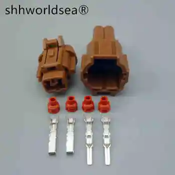 shhworldsea 2-контактный Штекер серии 2,2 мм TS Sealed Водонепроницаемый Автомобильный Электрический Разъем Для Лампы 6185-0866 6188-0553