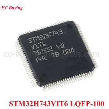 STM32H743VIT6 STM32H743 STM32 H743VIT6 H743VI LQFP-100 STM32H7 ARM Cortex-M7 32-разрядная Микросхема микроконтроллера MCU IC Новый Оригинал