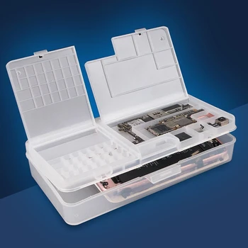 SUNSHINE SS-001A Многофункциональный Ящик для хранения для ремонта телефонов, Материнская плата с ЖК-экраном, аксессуары для микросхем, Инструменты для сбора запчастей