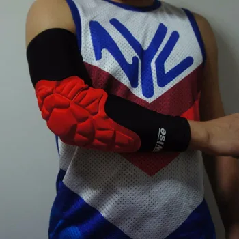 SzBlaZe, баскетбольный противоударный нарукавник, Быстросохнущие футбольные налокотники, мышечная лента, рукав для поддержки локтя, протектор