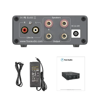 TDA7498E 2-Канальный Усилитель Звуковой Мощности Ресивера Mini HiFi Amp Колонки Для Домашнего кинотеатра 160 Вт Digital Amplificador