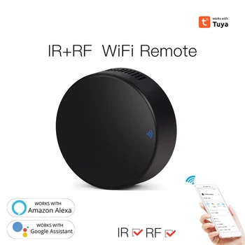Tuya Smart WiFi IR RF Пульт Дистанционного Управления Универсальный Для Умного Домашнего Телевизора Контроллер Кондиционера Работает С Alexa Home