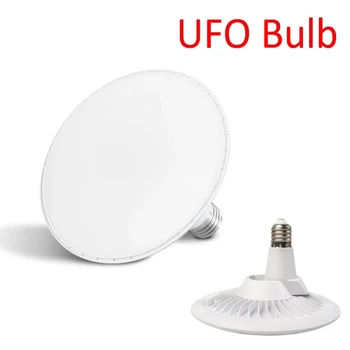 UFO Светодиодные Лампы E27 30W 40W 50W Переменного Тока 86-256V Съемные Светодиодные Лампы Холодного Белого Цвета Для Домашней Кухни Спальни Коридора Парковки