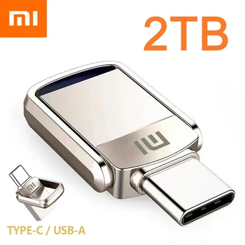 Xiaomi U Disk 2TB 1TB 256GB128G 512GB USB 3.1 Type-C Интерфейс Мобильного Телефона Компьютера Взаимная Передача Портативной USB-Памяти