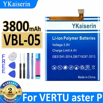 YKaiserin Сменный Аккумулятор BP-9V VBL-02 VBL-05 для Мобильного Телефона VERTU Aster Signature Touch V03 VBL-02 V06 Aster P Bateria