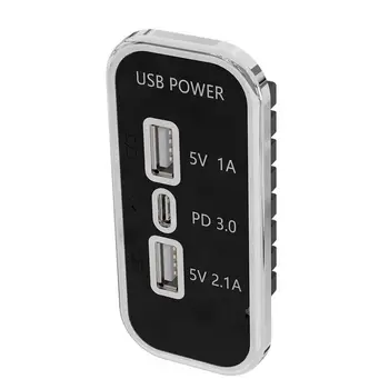 Автомобильное Зарядное Устройство USB Быстрая Зарядка Мобильного Телефона USB 3-Портовый Преобразовательный Штекер Стабильное Напряжение Адаптер Автоматического Зарядного Устройства Для Автобусов Автомобилей RVS Кораблей