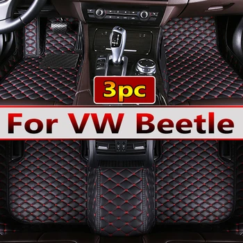 Автомобильные коврики для Volkswagen Beetle A5 2012 ~ 2018 Коробка для компьютера главного и второго пилота, кожаные автомобильные коврики, полный комплект автомобильных аксессуаров