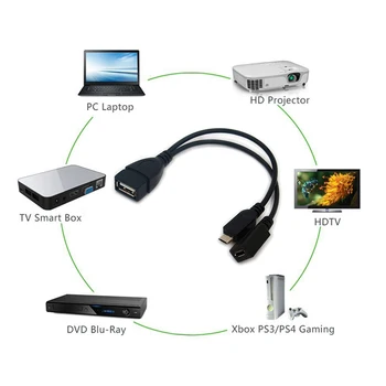 Адаптер для терминала USB-порта, Otg-кабель для Fire Tv 3 или 2-го поколения Fire Stick