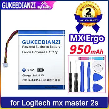 Аккумулятор GUKEEDIANZI MX Ergo (533-000120) 950 мАч для Logitech mx master 2s MX Anywhere 2 2S Anywhere2 Anywhere2S Batteria