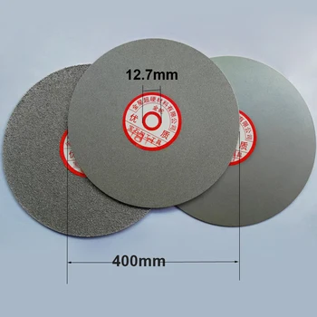 Алмазный шлифовальный круг с отверстием 16 дюймов 400 мм x 12,7 мм Керамическое уплотнение Шлифовальный станок Нефритовый разделочный нож Полировальный диск