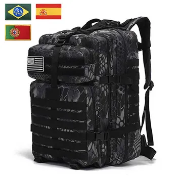 Армейский охотничий Тактический рюкзак объемом 30 л 50 л Мужская Военная походная сумка Python 3P Assault Pack Дорожный походный рюкзак Рыболовный рюкзак