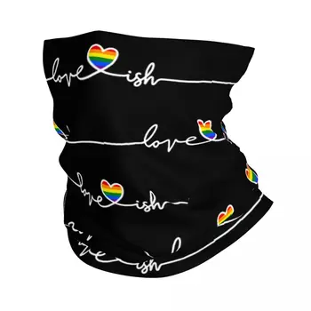 Бандана Rainbow Heartbeat ЛГБТ, грелка для шеи, мужская и женская Зимняя лыжная трубка, шарф, гетры, гей-парад, Лесбийская маска для лица
