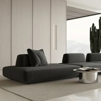 Белый диван со спинкой в Скандинавском стиле, Угловой в помещении, Европейский минималистичный диван в скандинавском стиле для гостиной, Роскошная мебель для дома Sofy Do Salonu