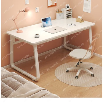 Белый стол Студенческий Простой Прикроватный Столик Верстак для аренды Дома Простой Компьютерный стол