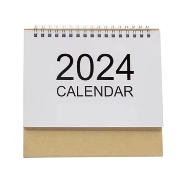 Большой настольный мини-календарь на 2024 год на месяц для офиса и дома, организация учебных мероприятий, Ежедневные напоминания