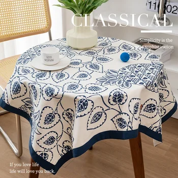 Бытовая скатерть квадратная покрывающая ткань художественный чайный столик и письменный стол