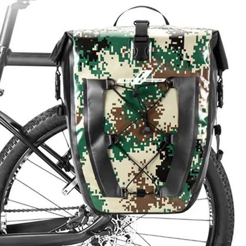 Велосипедный рюкзак с полностью водонепроницаемой полкой, 27Л, сумка на раму с одной стороны, велосипедная сумка для дальних поездок