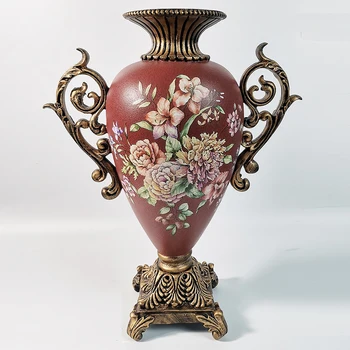 Гостиная, дом, смола, большая веранда, ваза на столешнице, имитация растения в европейском стиле, цветочная композиция