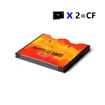 Двойной адаптер TF-CF для Держателя компактной флэш-карты Micro-SD-CF Поддерживает адаптер CF высокоскоростной камеры XC TFSD-CF