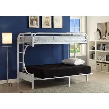 Двухъярусная кровать Eclipse (Twin XL/Queen/Futon) в белой кроватке