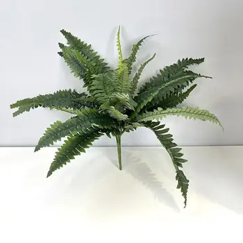 Декор из искусственных растений в помещении, долговечный искусственный папоротник, реалистичное неувядающее растение из искусственного папоротника, Многоразовый маленький домик для комнаты