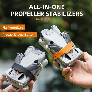 Держатель пропеллера, защитный кожух для ремня пропеллера, стабилизатор, фиксатор пропеллера дрона, совместимый с дронами DJI Mini 4 Pro