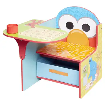 Детский настольный стул Sesame Street Elmo с местом для хранения