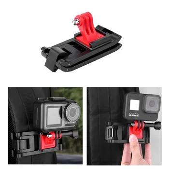 Для DIJ Action 2 Регулируемое Крепление Рюкзачного Зажима Для Камер GoPro10 9 Insta360 One X2 RS R X Нагрудное Крепление для Держателя Камеры Телефона