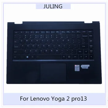 Для Lenovo Yoga 2 pro13 Оригинальная замена подставки для рук для ноутбука C верхней крышкой корпуса с клавиатурой США с тачпадом