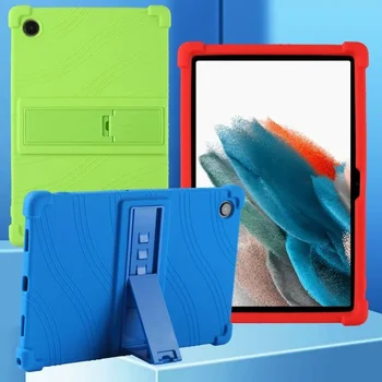 Для Samsung Galaxy Tab A8 10,5-дюймовый Защитный чехол с плоской пластиной Tab A8 SM-X200 Силиконовый чехол X205 Case