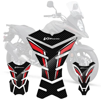 Для Suzuki V-Strom 250 650 1000 1000XT 3D защитная наклейка для бака мотоцикла из углеродного волокна