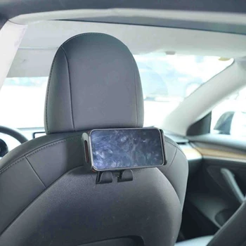 Для Tesla Model Y 3 Крепление для телефона на заднем сиденье, простая установка Гладкие края с возможностью поворота, растягивается с двух сторон