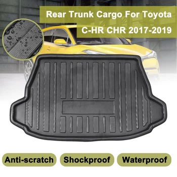 Для Toyota C-HR CHR 2017 2018 2019 + Грузовой поддон, ковер, Грязевая накладка, коврик для багажника, задняя подкладка багажника, защита от ударов, водонепроницаемый