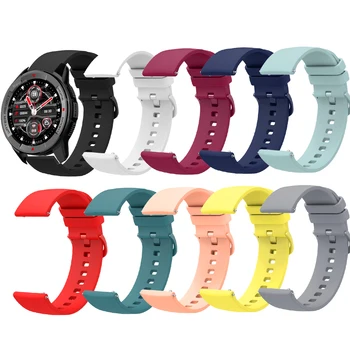 Для Xiaomi Mibro Watch X1 A1 Ремешок Силиконовый Ремешок для часов Smartwatch Спортивный сменный браслет Аксессуары 22 мм Ремешок для часов
