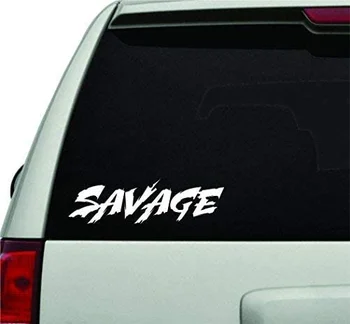 Для отличительных знаков Savage Уменьшенная версия окна автомобиля, надписи на лобовом стекле, наклейка, наклейки для девочек, JDM Drift