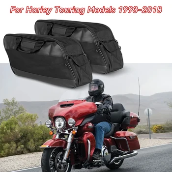 Жесткие Седельные Сумки Багажные Вкладыши Tour Pack Сумки С Мягким Вкладышем Для Harley Touring Electra Street Glide Road King 1993-2020