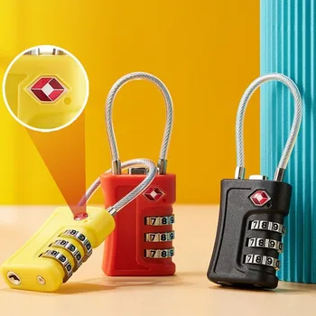 Замки TSA Умный кодовый замок для дорожного багажа, чемодан, противоугонный кодовый замок, таможенный пароль, высокий уровень безопасности