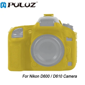 Защитный чехол из мягкого высококачественного натурального силиконового материала PULUZ для камеры Nikon D600 / D610 Защищает корпус и клавиатуру