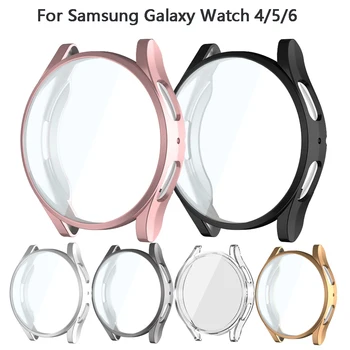 Защитный чехол из ТПУ для Samsung Galaxy watch 6/5/4 TPU Бампер чехол протектор экрана Galaxy watch 4 5 44 мм 40 мм
