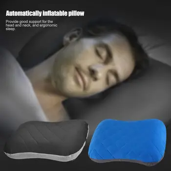 Квадратный надувной компаунд из ТПУ, ультралегкий, удобный для отдыха на природе, воздушная подушка для сна, подушка для самолета, принадлежности для подушки для шеи