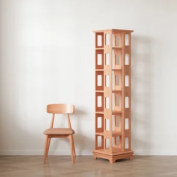 Книжный шкаф для офиса в скандинавском стиле, Кухонный шкаф для хранения деревянных журналов, современный книжный шкаф, стеллаж для выставки товаров, Каркас для мебели для дома Libri YN50BC1