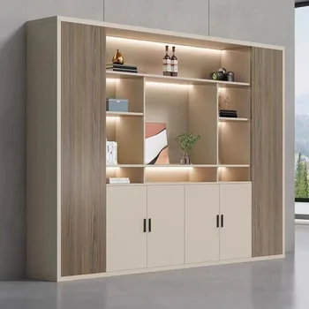 Компактный боковой шкаф для хранения документов Дизайнерская подставка Для пространства Открытые Французские офисные шкафы Высокие Большие Комоды Con Cajones Модульная мебель