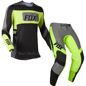 Комплект снаряжения Flexair Mach Трикотажные брюки 180 360 MX Combo Moto Enduro ATV Экипировка Экипировка Мужчины Dirtbike Костюм для взрослых