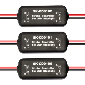 Контроллер вспышки-строба для светодиодного заднего стоп-сигнала 12-24 В SK-CD0102 SK-CD0101 SK-CD0100