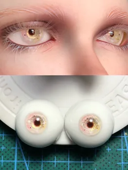 Красивые 14-миллиметровые глазки для рукоделия, глазное яблоко из смолы для куклы BJD ручной работы, 1 шт.
