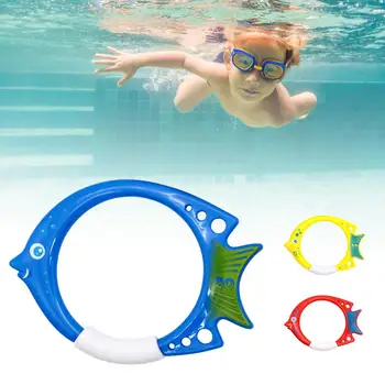 Красивые кольца-игрушки для дайвинга, легкие, удобные в переноске, полезные кольца для тренировки в бассейне, подводные кольца-игрушки