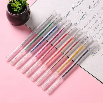Красочная нейтральная ручка, набор цветных флуоресцентных ручек для граффити