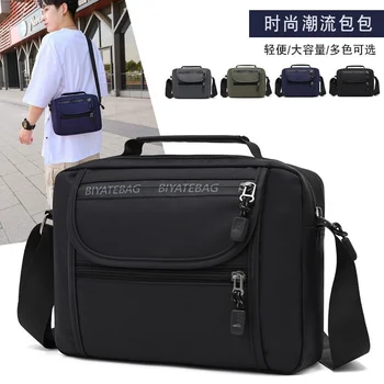 Крутая сумка-мессенджер на одно плечо 2021, повседневная нейлоновая сумка, мужская сумка, рюкзак, деловой портфель, маленькая сумка через плечо