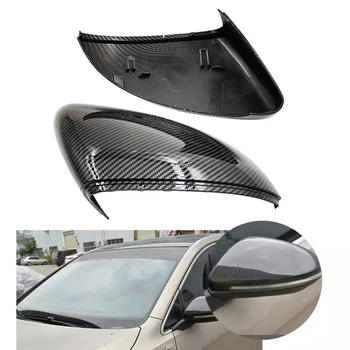 Крышка зеркала заднего вида с рисунком из углеродного волокна, боковые крышки зеркал заднего вида для Golf MK7 MK7.5 Golf 7 R 2013-2020